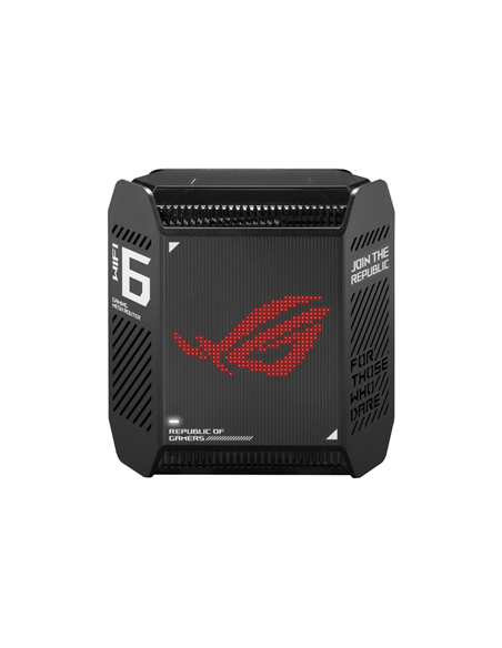 Wifi 6 802.11ax Tri-band Gigabit Gaming Mesh Router | GT6 ROG Rapture (1-Pack) | 802.11ax | 574+4804+4804 Mbit/s | 10/100/1000 