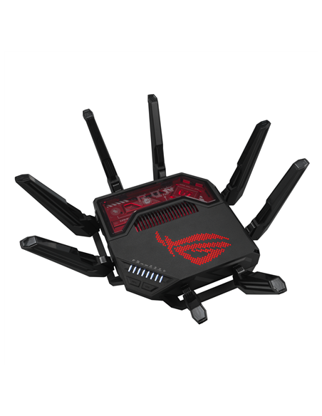 WiFi 7 Tri-band Gaming Router | ROG Rapture GT-BE19000 | 802.11ax | 10/100/1000 Mbit/s | Ethernet LAN (RJ-45) ports 1 | Mesh Su