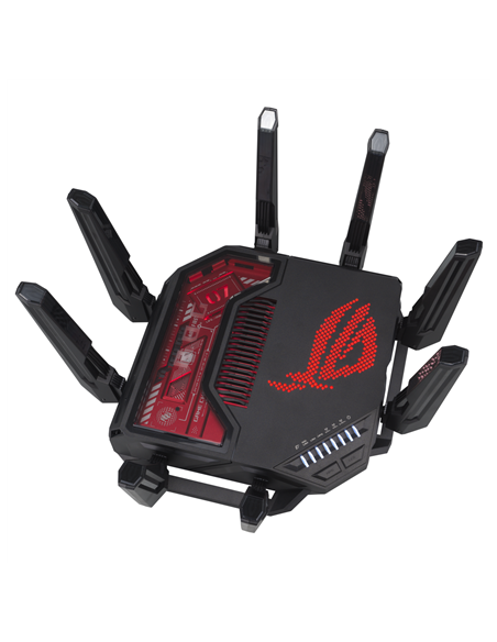 WiFi 7 Tri-band Gaming Router | ROG Rapture GT-BE19000 | 802.11ax | 10/100/1000 Mbit/s | Ethernet LAN (RJ-45) ports 1 | Mesh Su