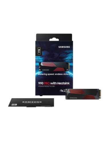 Samsung | 990 PRO with Heatsink | 1000 GB | SSD form factor M.2 2280 | Solid-state drive interface M.2 NVME | Read speed 7450 M