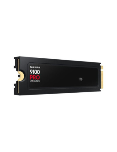 Samsung 9100 PRO With Heatsink | 1000 GB | SSD form factor M.2 2280 | Solid-state drive interface PCIe 5.0 NVMe | Read speed 14