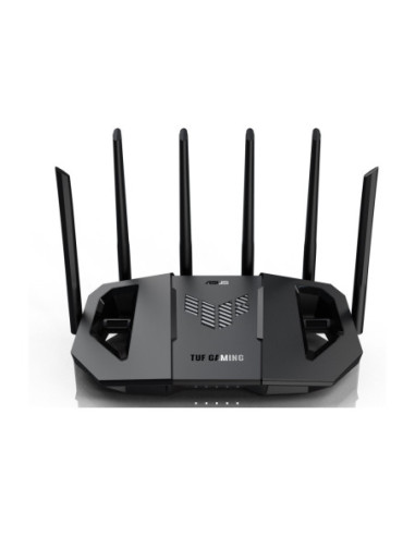 Asus | Dual Band WiFi 7 Extendable Gaming Router | TUF Gaming BE6500 | 802.11be | 6500 Mbit/s | Ethernet LAN (RJ-45) ports 4 | 
