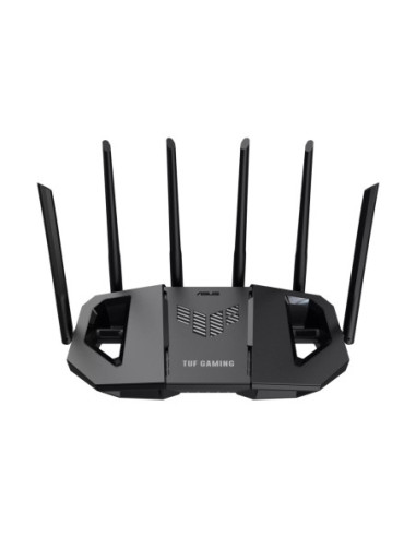 Asus | Dual Band WiFi 7 Extendable Gaming Router | TUF Gaming BE6500 | 802.11be | 6500 Mbit/s | Ethernet LAN (RJ-45) ports 4 | 