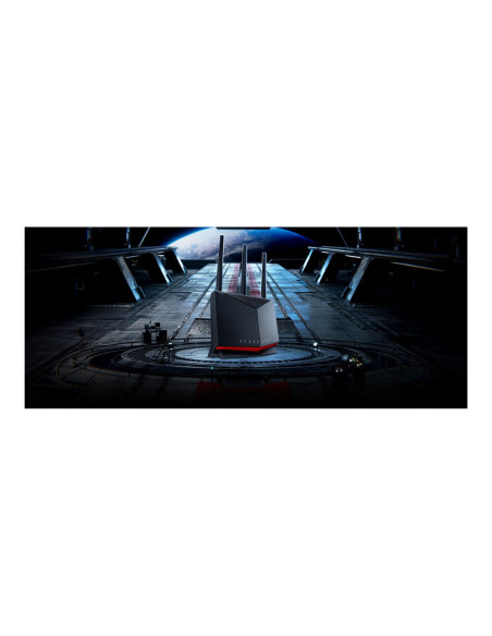 Wireless Wifi 7 Dual Band Gigabit Router | RT-BE86U | 802.11be | 6800 Mbit/s | Ethernet LAN (RJ-45) ports 5 | Mesh Support Yes 