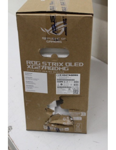 SALE OUT. Asus | ROG Strix OLED | XG27AQDMG | 27 " | WOLED | 16:9 | 240 Hz | 0.03 ms | 2560 x 1440 pixels | HDMI ports quantity