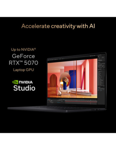 Asus H7606WP-SR231X HX370/0002TA/64G/UI/H7606WP-3KSR/V8G/V/WAF/HB | Asus ProArt P16 H7606WP-SR231X | Nano Black | 16 " | OLED |