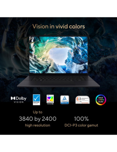 Asus H7606WP-SR231X HX370/0002TA/64G/UI/H7606WP-3KSR/V8G/V/WAF/HB | Asus ProArt P16 H7606WP-SR231X | Nano Black | 16 " | OLED |