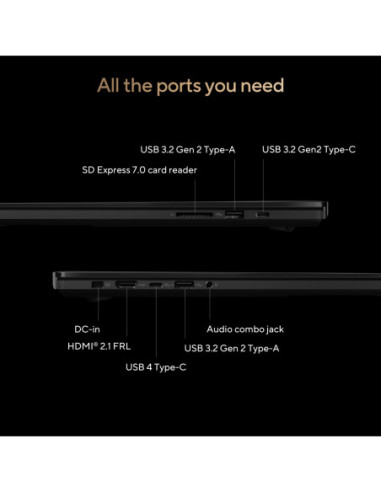 Asus H7606WP-SR231X HX370/0002TA/64G/UI/H7606WP-3KSR/V8G/V/WAF/HB