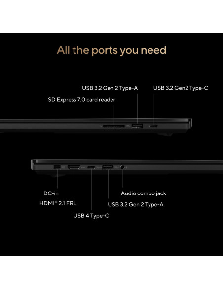Asus H7606WP-SR231X HX370/0002TA/64G/UI/H7606WP-3KSR/V8G/V/WAF/HB