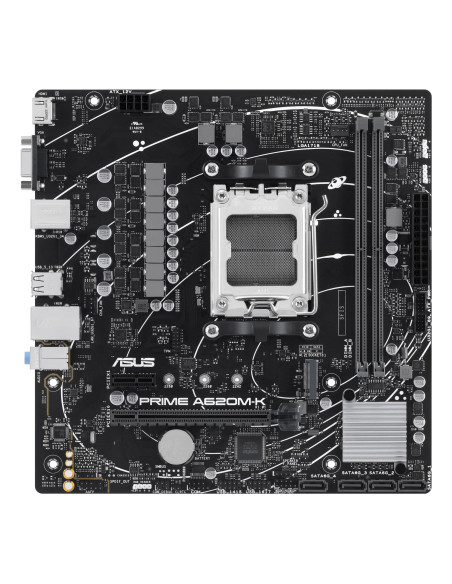 Mainboard, ASUS, AMD A620, Micro-ATX, Memory DDR5, Memory slots 2, 1xPCI-Express 3.0 1x, 1xPCI-Express 4.0 16x, 1xM.2, 1x15pin 