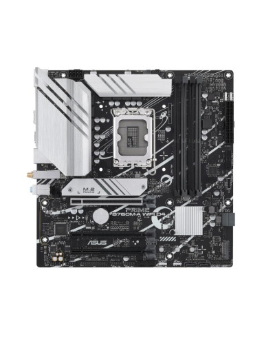 Mainboard, ASUS, Intel B760 Express, LGA1700, Micro-ATX, Memory DDR4, Memory slots 4, 3xPCI-Express 4.0 16x, 2xM.2, 2xHDMI, 1xD