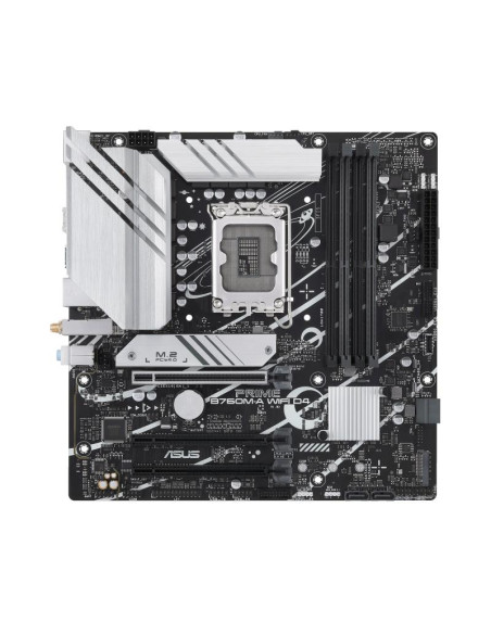 Mainboard, ASUS, Intel B760 Express, LGA1700, Micro-ATX, Memory DDR4, Memory slots 4, 3xPCI-Express 4.0 16x, 2xM.2, 2xHDMI, 1xD