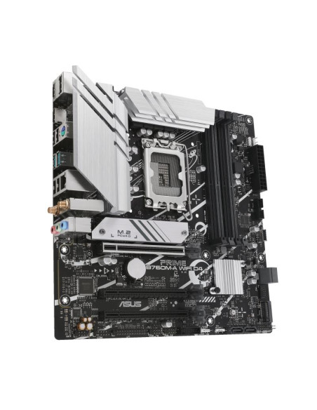 Mainboard, ASUS, Intel B760 Express, LGA1700, Micro-ATX, Memory DDR4, Memory slots 4, 3xPCI-Express 4.0 16x, 2xM.2, 2xHDMI, 1xD