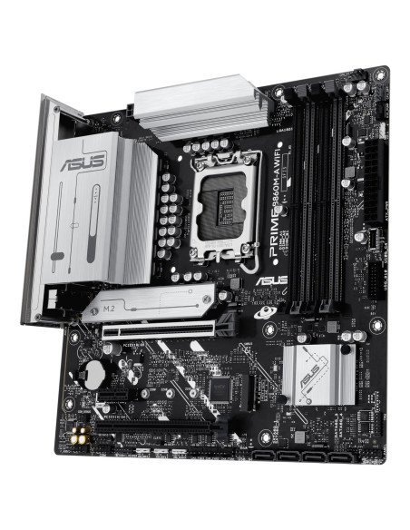 Mainboard, ASUS, Intel B860 Express, LGA1851, Micro-ATX, Memory DDR5, Memory slots 4, 1xPCI-Express 4.0 1x, 1xPCI-Express 4.0 1