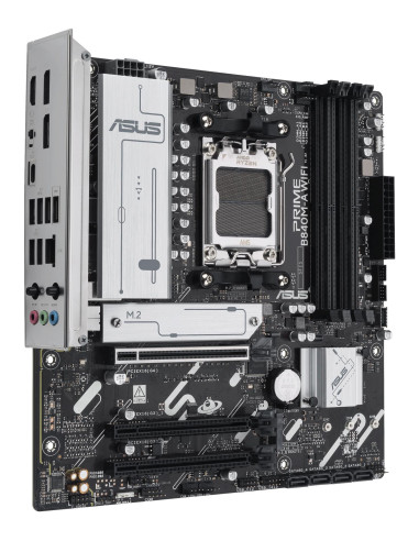 Mainboard, ASUS, AMD B840, SAM5, Micro-ATX, Memory DDR5, Memory slots 4, 2xPCI-Express 3.0 16x, 1xPCI-Express 4.0 16x, 3xM.2, 1