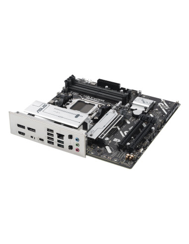 Mainboard, ASUS, AMD B840, SAM5, Micro-ATX, Memory DDR5, Memory slots 4, 2xPCI-Express 3.0 16x, 1xPCI-Express 4.0 16x, 3xM.2, 1