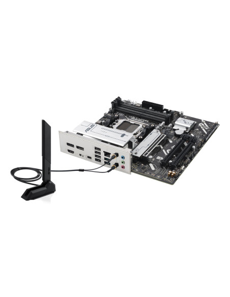 Mainboard, ASUS, AMD B840, SAM5, Micro-ATX, Memory DDR5, Memory slots 4, 2xPCI-Express 3.0 16x, 1xPCI-Express 4.0 16x, 3xM.2, 1