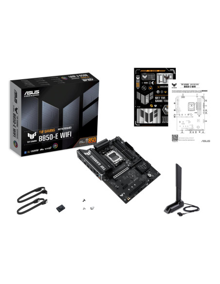Mainboard, ASUS, AMD B850, SAM5, ATX, Memory DDR5, Memory slots 4, 1xPCI-Express 4.0 1x, 1xPCI-Express 4.0 16x, 1xPCI-Express 5