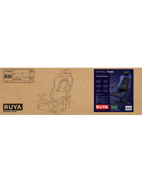 GAMING CHAIR GXT 714B RUYA/BLUE 25131 TRUST