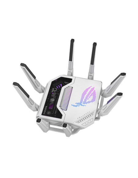 Asus WiFi 7 Tri-band Gaming Router | ROG Rapture GT-BE19000AI | 802.11ax | 10/100/1000 Mbit/s | Ethernet LAN (RJ-45) ports 1 | 