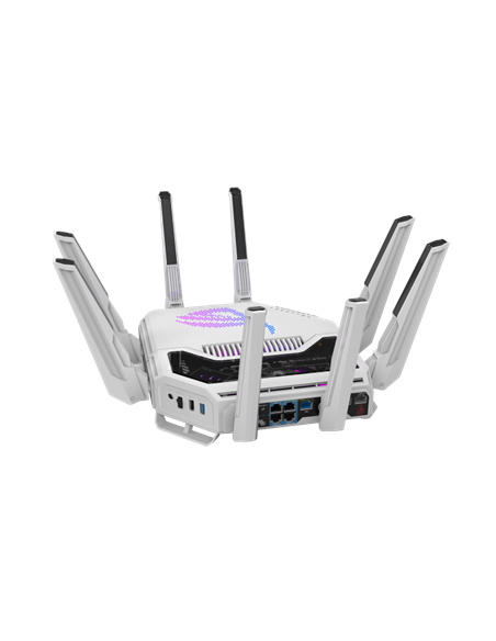 Asus WiFi 7 Tri-band Gaming Router | ROG Rapture GT-BE19000AI | 802.11ax | 10/100/1000 Mbit/s | Ethernet LAN (RJ-45) ports 1 | 
