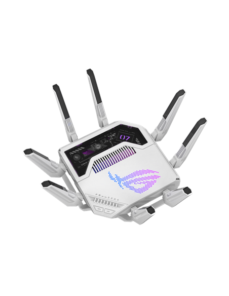 Asus | WiFi 7 Tri-band Gaming Router | ROG Rapture GT-BE19000AI | 802.11ax | 10/100/1000 Mbit/s | Ethernet LAN (RJ-45) ports 1 