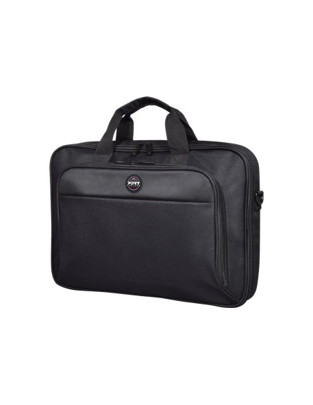 PORT DESIGNS | HANOI II CLAMSHELL | 105064 | Fits up to size 15.6 " | Messenger - Briefcase | Shoulder strap | Black