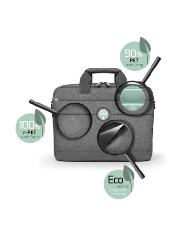 PORT DESIGNS | Yosemite Eco TL Laptop Case 13/14 | Laptop Case | Shoulder strap | Grey