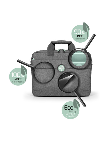 PORT DESIGNS | Yosemite Eco TL Laptop Case 13/14 | Laptop Case | Shoulder strap | Grey