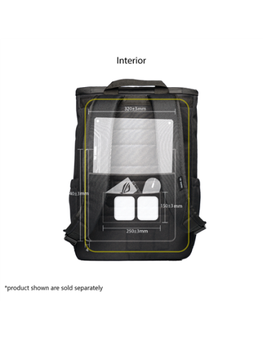 Asus BP4701 ROG BACKPACK/15_17 | Asus BP4701 | Notebook carrying backpack | Fits up to size 17 " | Backpack | Black