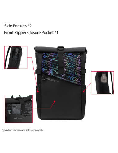 Asus BP4701 ROG BACKPACK/15_17 | Asus BP4701 | Notebook carrying backpack | Fits up to size 17 " | Backpack | Black