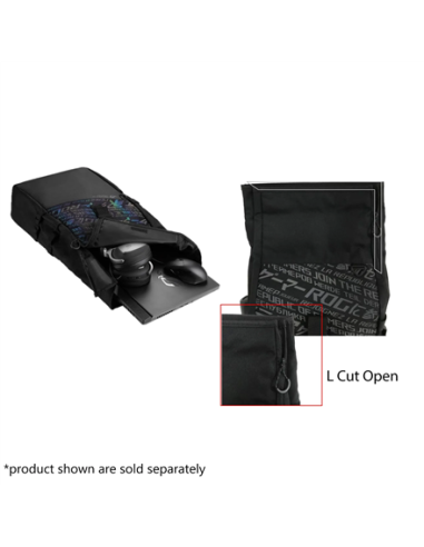 Asus BP4701 ROG BACKPACK/15_17 | Asus BP4701 | Notebook carrying backpack | Fits up to size 17 " | Backpack | Black