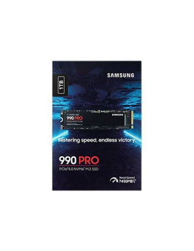 Samsung | 990 PRO | 1000 GB | SSD form factor M.2 2280 | Solid-state drive interface PCIe Gen4x4 | Read speed 7450 MB/s | Write