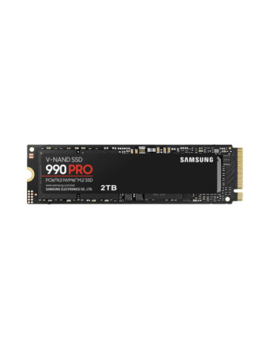 Samsung | 990 PRO | 2000 GB | SSD form factor M.2 2280 | Solid-state drive interface PCIe Gen4x4 | Read speed 7450 MB/s | Write