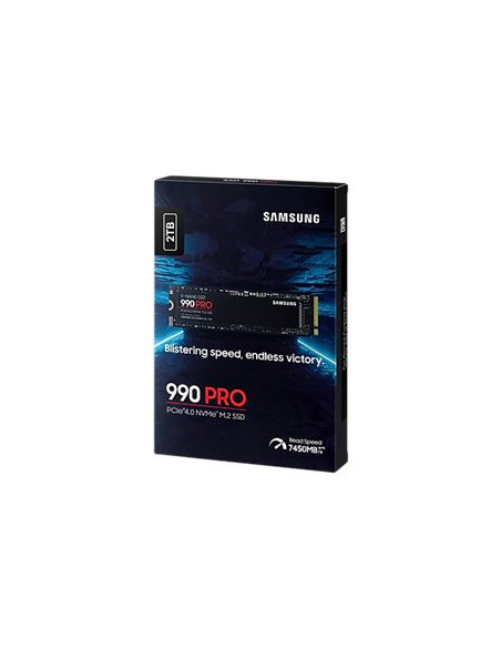 Samsung | 990 PRO | 2000 GB | SSD form factor M.2 2280 | Solid-state drive interface PCIe Gen4x4 | Read speed 7450 MB/s | Write