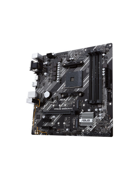 Asus | PRIME B550M-K | Processor family AMD | Processor socket AM4 | DDR4 | Memory slots 4 | Chipset AMD B | Micro ATX