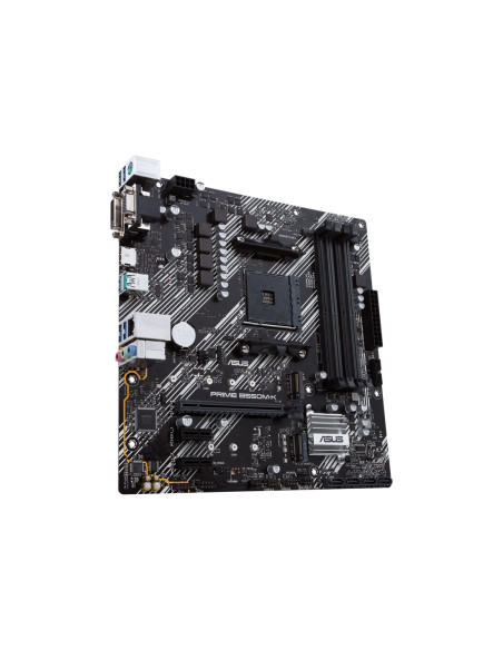 Asus | PRIME B550M-K | Processor family AMD | Processor socket AM4 | DDR4 | Memory slots 4 | Chipset AMD B | Micro ATX