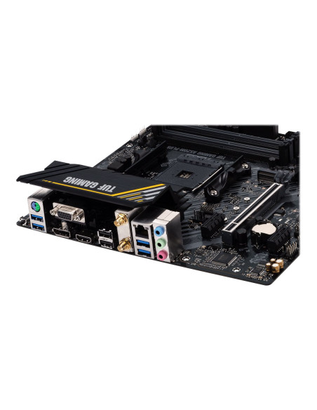 Asus | TUF GAMING A520M-PLUS | Processor family AMD | Processor socket AM4 | DDR4 | Memory slots 4 | Supported hard disk drive 