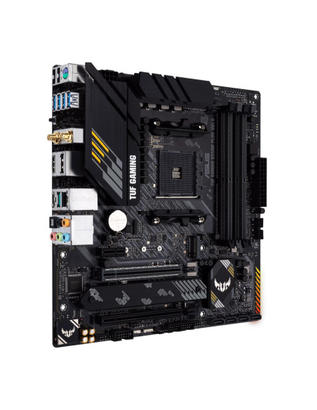 Asus | TUF GAMING B550M-PLUS WIFI II | Processor family AMD | Processor socket AM4 | DDR4 | Memory slots 4 | Chipset B550 | mic