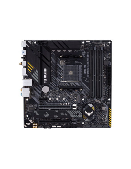 Asus | TUF GAMING B550M-PLUS WIFI II | Processor family AMD | Processor socket AM4 | DDR4 | Memory slots 4 | Chipset B550 | mic