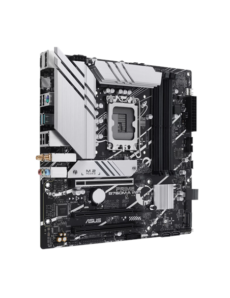 Asus | PRIME B760M-A WIFI | Processor family Intel | Processor socket LGA1700 | DDR5 | Supported hard disk drive interfaces M.2