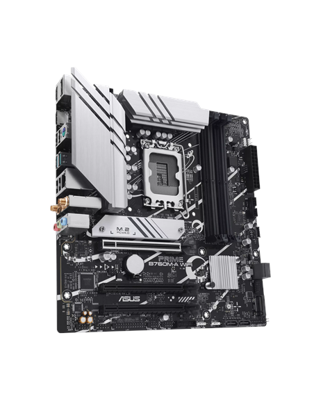 Asus | PRIME B760M-A WIFI | Processor family Intel | Processor socket LGA1700 | DDR5 | Supported hard disk drive interfaces M.2