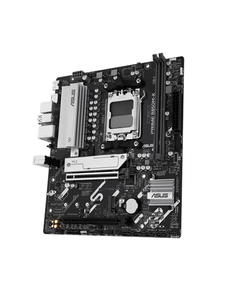 Asus PRIME B850M-K | Processor family AMD | Processor socket AM5 | DDR5 | Supported hard disk drive interfaces SATA, M.2 | Numb