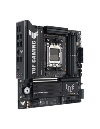 Asus TUF GAMING B850M-PLUS II | Processor family AMD | Processor socket AM5 | DDR5 | Supported hard disk drive interfaces SATA,