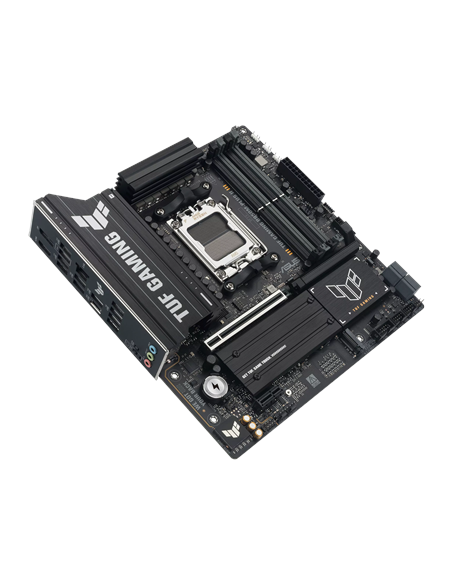 Asus TUF GAMING B850M-PLUS II | Processor family AMD | Processor socket AM5 | DDR5 | Supported hard disk drive interfaces SATA,