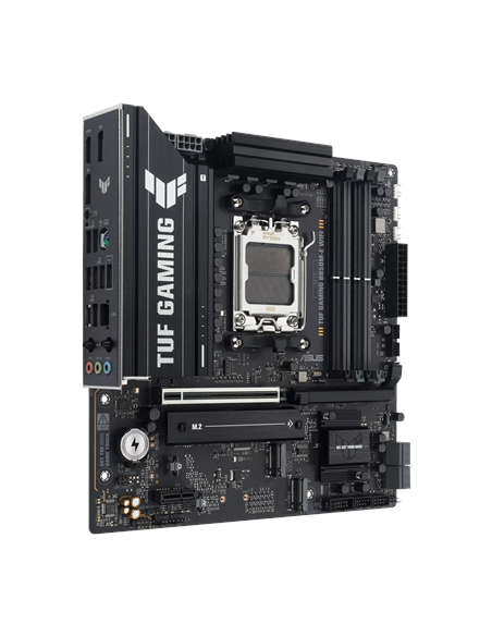 Asus TUF GAMING B850M-E WIFI | Processor family AMD | Processor socket AM5 | DDR5 | Supported hard disk drive interfaces SATA, 