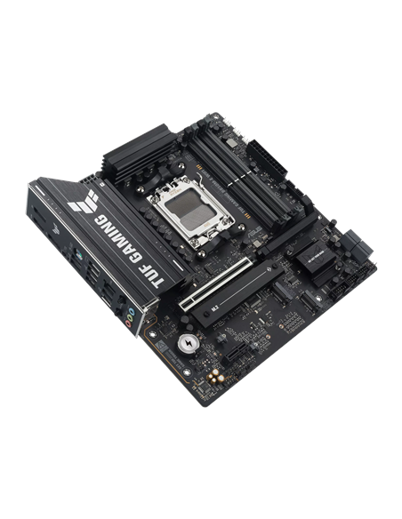 Asus TUF GAMING B850M-E WIFI | Processor family AMD | Processor socket AM5 | DDR5 | Supported hard disk drive interfaces SATA, 