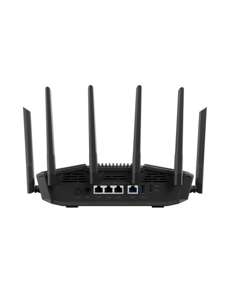 Wireless Router, ASUS, RT-BE90U BE9400 AiMesh, Wi-Fi 7 (802.11be), Data speed 9400 Mbit/s, Ethernet WAN Yes, WAN connection typ