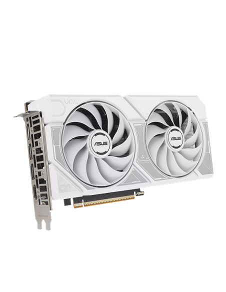 Asus Dual GeForce RTX 5060 White OC Edition 8GB GDDR7 | NVIDIA | 8 GB | GeForce RTX 5060 | GDDR7 | HDMI ports quantity 1 | PCI 