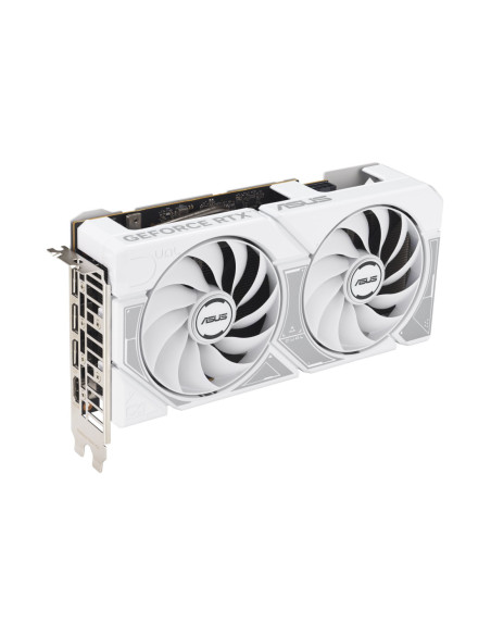 Asus Dual GeForce RTX 5060 White OC Edition 8GB GDDR7 | NVIDIA | 8 GB | GeForce RTX 5060 | GDDR7 | HDMI ports quantity 1 | PCI 